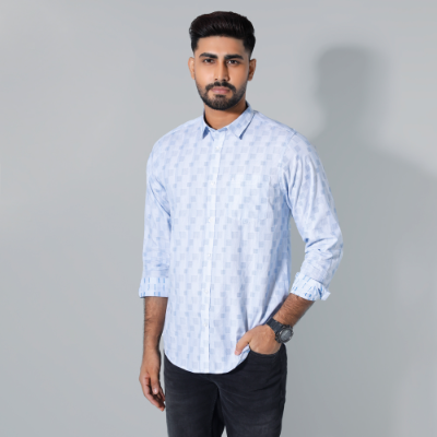 MENS FULL SLEEVE CASUAL SHIRT - REGULAR FIT