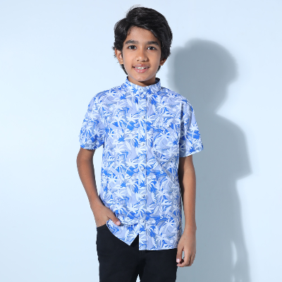 BOYS SHORT SLEEVE CASUAL SHIRT - REGULAR FIT