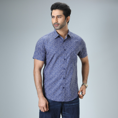 MENS SHORT SLEEVE CASUAL SHIRT - REGULAR FIT