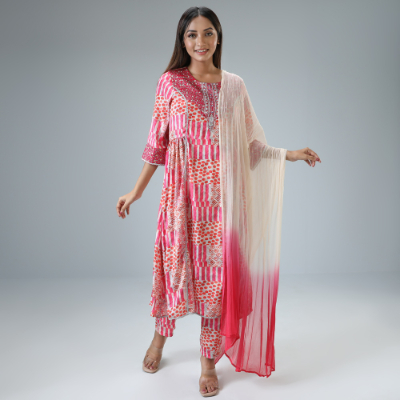 WOMENS ETHNIC 3 PCS - REGULAR FIT