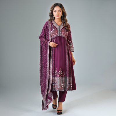 WOMENS ETHNIC 3 PCS - REGULAR FIT