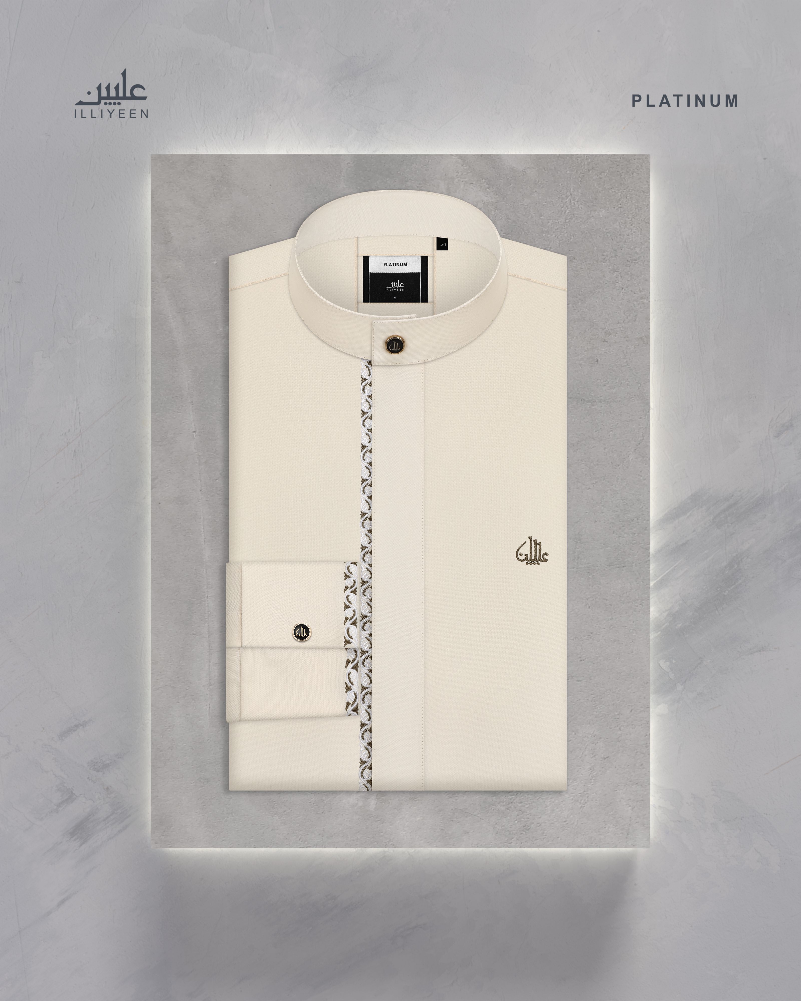 Platinum Saudi Thobe - 268515