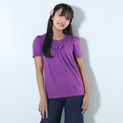 GIRLS T-SHIRT SHORT SLEEVE-REGULAR FIT