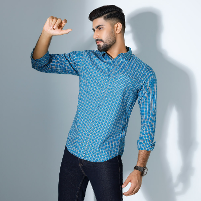 MENS FULL SLEEVE CASUAL SHIRT - REGULAR FIT