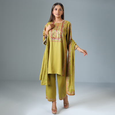 WOMENS ETHNIC 3 PCS - REGULAR FIT