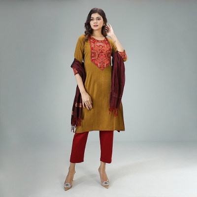 WOMENS ETHNIC 3 PCS - REGULAR FIT