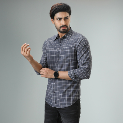 MENS FULL SLEEVE CASUAL SHIRT - SLIM FIT
