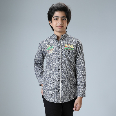 BOYS FULL SLEEVE CASUAL SHIRT - REGULAR FIT