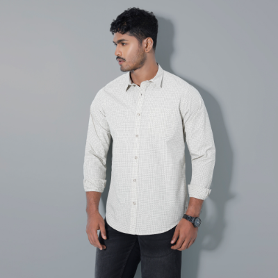 MENS FULL SLEEVE CASUAL SHIRT - REGULAR FIT