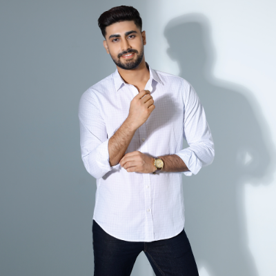 MENS FULL SLEEVE CASUAL SHIRT - REGULAR FIT